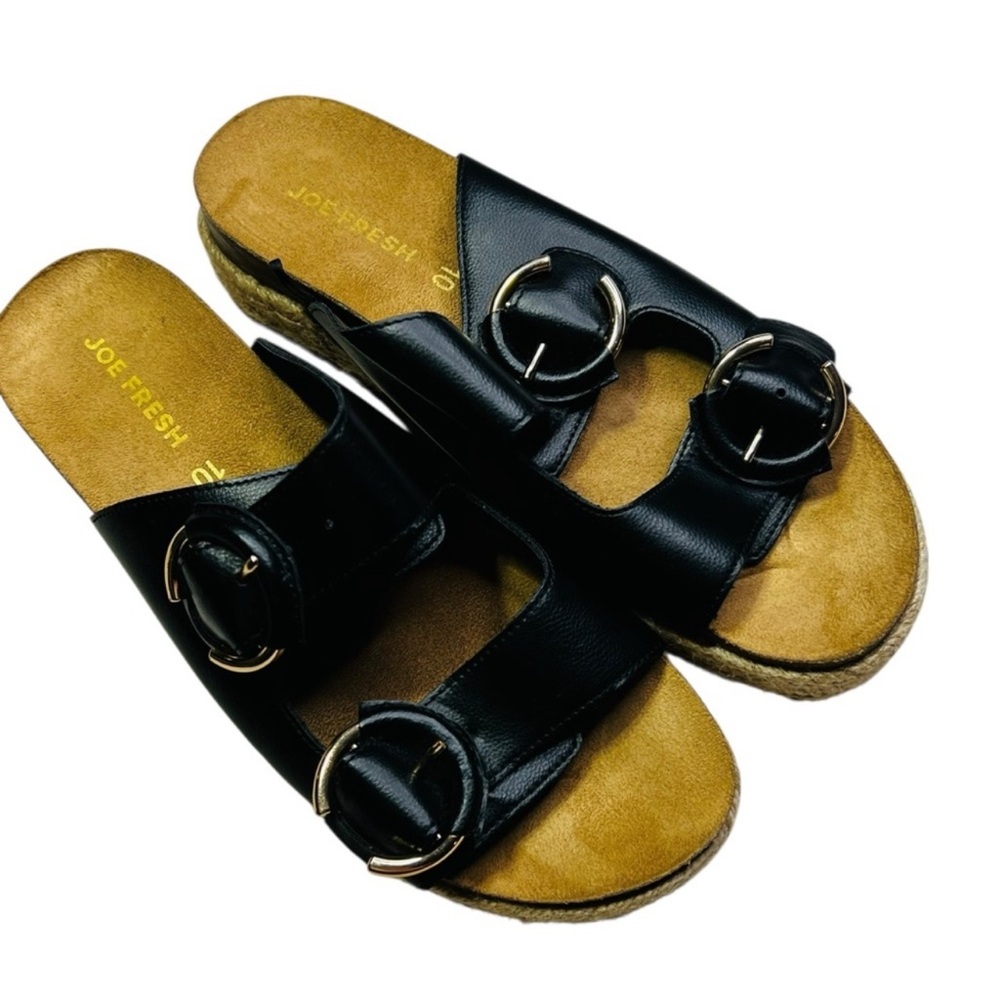 Joe Fresh‎ Black and Tan Women's Sandals